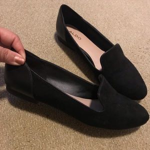 Black Aldo Flats 7.5